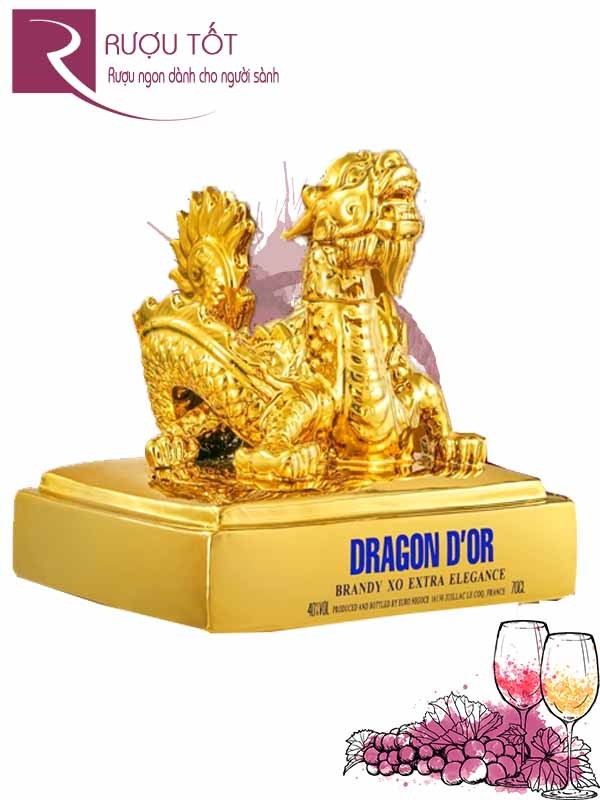 Rượu Dragon D'or Brandy Ấn rồng