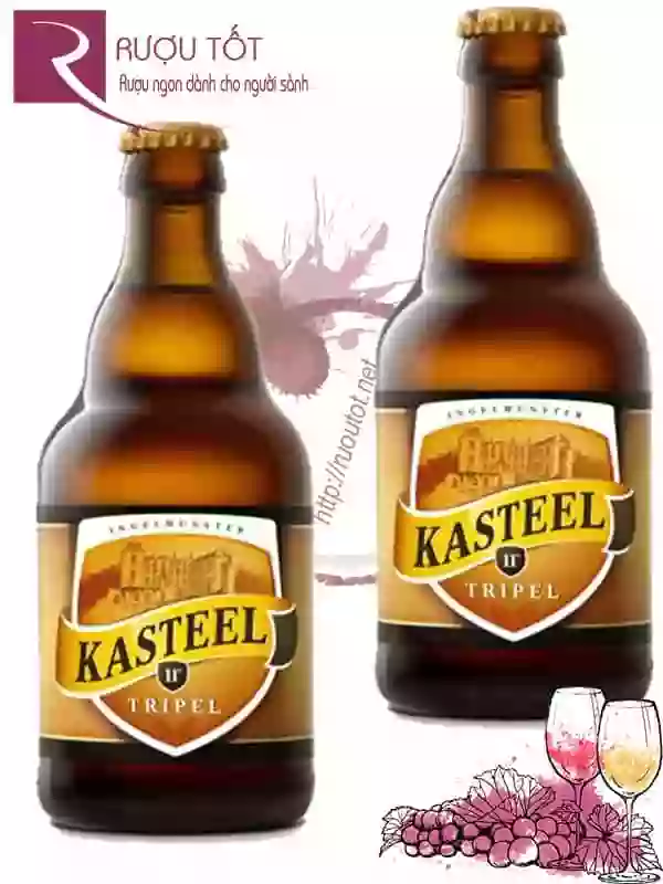 Bia Kasteel Tripel nhập khẩu cao cấp Bỉ 330ml và 750ml