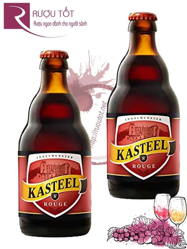 Bia Kasteel Rouge cao cấp nhập khẩu Bỉ nồng độ 8%