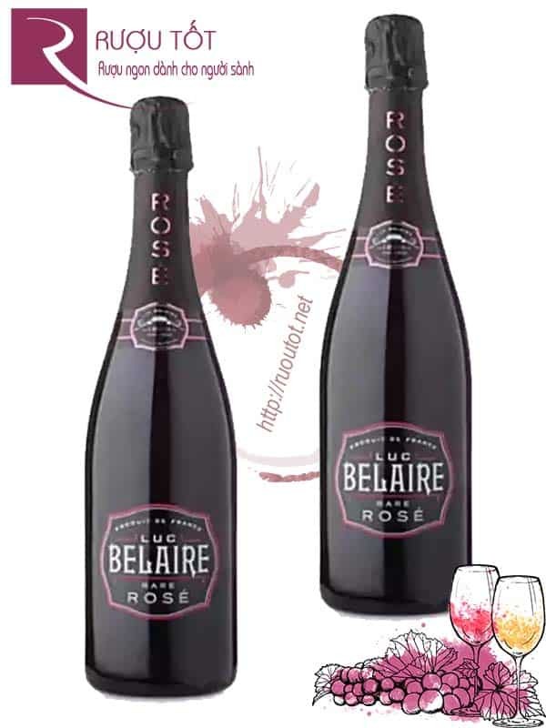 Rượu vang nổ Luc Belaire Rare Rose nhập khẩu Pháp