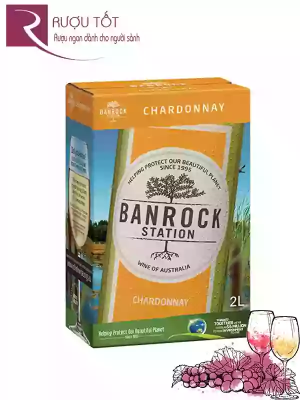 Vang Úc Banrock Station Chardonnay (bịch)