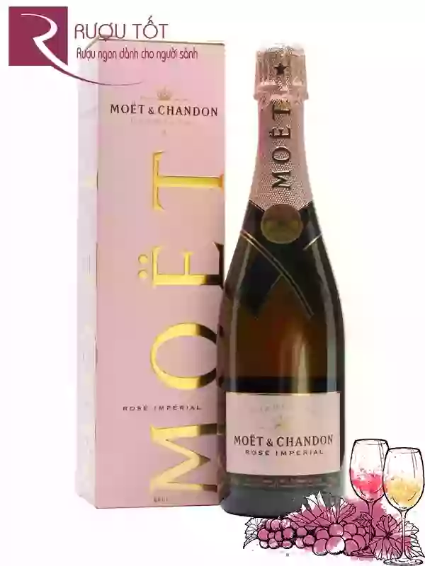 Rượu Champagne Moet & Chandon Rose Imperial Hennessy