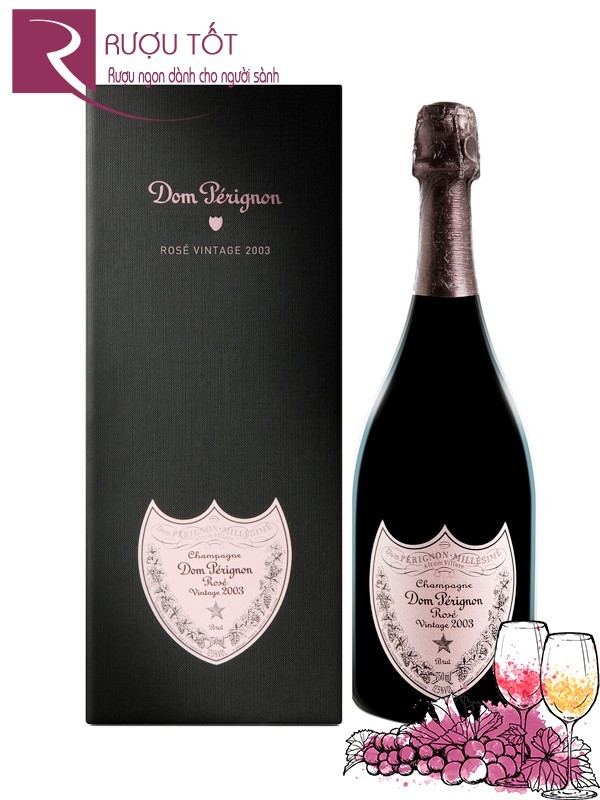 Rượu Champagne Dom Perignon Rose thượng hạng