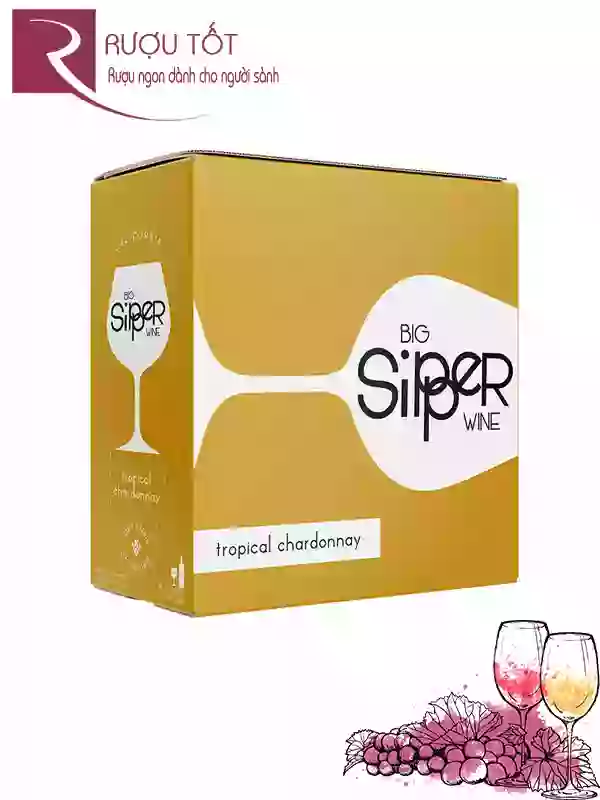 Rượu vang Big Sipper Chardonnay 3L