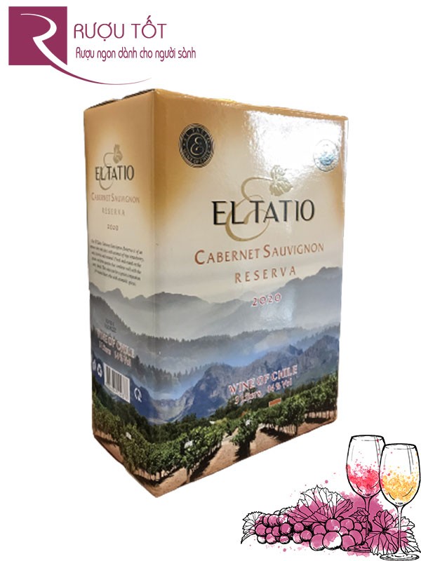 Rượu vang Chile El Tatio bịch 3L 14 độ