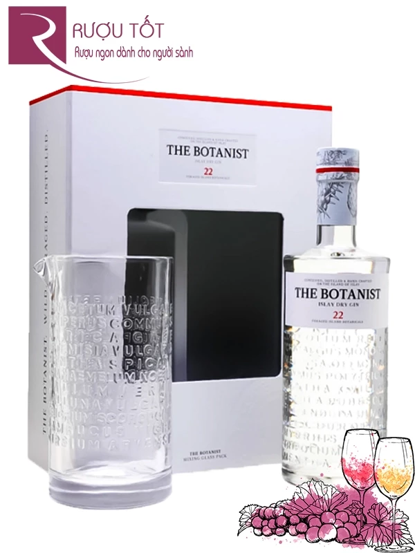 Rượu Botanist Highball Pack Gin Hộp quà Tết 2025